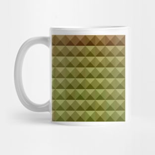 Mignonette Green Abstract Low Polygon Background Mug